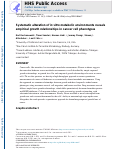 Cover page: Systematic alteration of in&nbsp;vitro metabolic environments reveals empirical growth relationships in cancer cell phenotypes