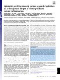 Cover page: Lipidomic profiling reveals soluble epoxide hydrolase as a therapeutic target of obesity-induced colonic inflammation