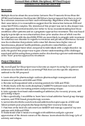 Cover page: Focused clinical multi-disciplinary ISP final project: substance use disorder and PTSD