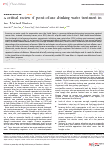 Cover page: Author Correction: A critical review of point-of-use drinking water treatment in the United States