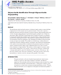 Cover page: Polysaccharide identification through oligosaccharide fingerprinting