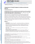 Cover page: Comparison of 2 Family Therapies for Adolescent Anorexia Nervosa: A Randomized Parallel Trial