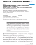 Cover page: Immunological considerations of modern animal models of malignant primary brain tumors