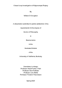 Cover page: Closed Loop Investigation of Hippocampal Replay