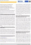 Cover page: Infectious Diseases Learning Unit: Understanding Advances in the Treatment of Latent Tuberculosis Infection Among People With Human Immunodeficiency Virus.