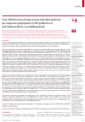 Cover page: Cost-effectiveness of easy-access, risk-informed oral pre-exposure prophylaxis in HIV epidemics in sub-Saharan Africa: a modelling study