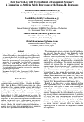 Cover page: How Can We Live with Overconfident or Unconfident Systems?: A Comparison of Artificial Subtle Expressions with Human-like Expression