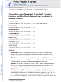 Cover page: Clinical Outcomes of Hepatitis C Treated with Pegylated Interferon and Ribavirin via Telemedicine Consultation in Northern California