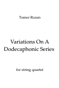 Cover page: Variations On A Dodecaphonic Series