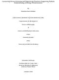 Cover page: Connecting Science Concepts and Engineering Practices: Supporting Student Understanding of Energy Transformation