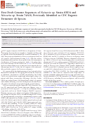 Cover page: First Draft Genome Sequences of Neisseria sp. Strain 83E34 and Neisseria sp. Strain 74A18, Previously Identified as CDC Eugonic Fermenter 4b Species