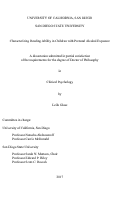 Cover page: Characterizing Reading Ability in Children with Prenatal Alcohol Exposure