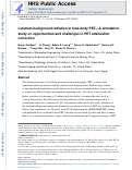 Cover page: Lutetium background radiation in total-body PET—A simulation study on opportunities and challenges in PET attenuation correction