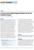 Cover page: A Survey of X2 Isohaline Empirical Models for the San Francisco Estuary