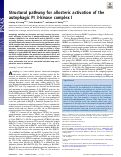 Cover page: Structural pathway for allosteric activation of the autophagic PI 3-kinase complex I