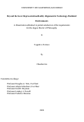 Cover page of Beyond the Seen: Representation-Reality Alignment in Technology-Mediated Environments