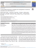 Cover page: A multi-benefit framework for funding forest management in fire-driven ecosystems across the Western U.S.