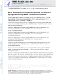 Cover page: Racial discrimination, educational attainment, and biological dysregulation among midlife African American women