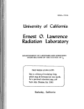 Cover page: MEASUREMENT OF LIFETIMES AND QUENCHING CROSS SECTIONS OF THE B STATE IF I2