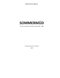 Cover page: Sommermüd