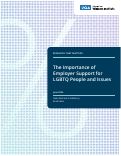 Cover page of The Importance of Employer Support for LGBTQ People and Issues