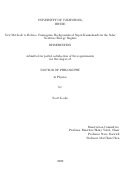 Cover page: New Methods to Reduce Cosmogenic Backgrounds of Super-Kamiokande in the Solar Neutrino Energy Regime