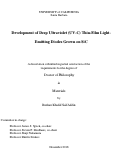 Cover page: Development of Deep Ultraviolet (UV-C) Thin-Film Light-Emitting Diodes Grown on SiC