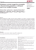 Cover page of Gelatinase activity imaged by activatable cell-penetrating peptides in cell-based and in vivo models of stroke