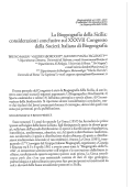 Cover page: La Biogeografia della Sicilia: considerazioni conclusive sul XXXVII Congresso della Societa' Italiana di Biogeografia