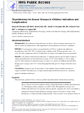 Cover page: Thyroidectomy for Graves' disease in children: Indications and complications