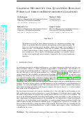 Cover page: Learning Heuristics for Quantified Boolean Formulas through Deep Reinforcement Learning