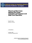 Cover page: Women's and Men's Career Referents: How Gender Composition and Comparison Level Shape Career Expectations