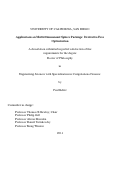 Cover page: Applications on multi-dimensional sphere packings : derivative-free optimization