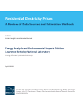 Cover page: Residential Electricity Prices: A Review of Data Sources and Estimation Methods