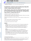 Cover page: The Hispanic Community Health Study/Study of Latinos Community and Surrounding Areas Study: sample, design, and procedures.