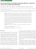 Cover page: Acute exacerbation of idiopathic pulmonary fibrosis-a review of current and novel pharmacotherapies.