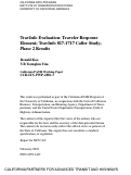 Cover page: TravInfo Evaluation: Traveler Response Element; TravInfo 817-1717 Caller Study; Phase 2 Results