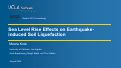 Cover page of Sea Level Rise Effects on Earthquake-induced Soil Liquefaction at ISGSR 2025