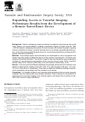 Cover page of Expanding Access to Vascular Imaging: Preliminary Results from the Development of a Remote Surveillance Device