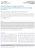 Cover page: Understanding the divergent evolution and&nbsp;epidemiology of&nbsp;H3N8 influenza viruses in&nbsp;dogs and&nbsp;horses.