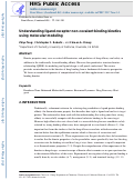 Cover page: Understanding ligand-receptor non-covalent binding kinetics using molecular modeling.