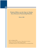 Cover page: Positive Effects on the State of Alaska from Domestic Partner Benefits