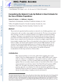 Cover page: Generalizing the Network Scale-up Method