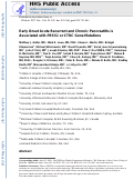 Cover page: Early-Onset Acute Recurrent and Chronic Pancreatitis Is Associated with PRSS1 or CTRC Gene Mutations