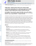 Cover page: Statin Trials, Cardiovascular Events, and&nbsp;Coronary Artery Calcification Implications for a Trial-Based Approach to Statin Therapy in&nbsp;MESA