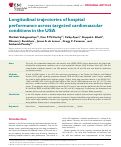 Cover page: Longitudinal trajectories of hospital performance across targeted cardiovascular conditions in the USA.