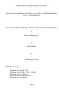 Cover page: Decolonizing cartographies : sovereignty, territoriality, and maps of meaning in the uranium landscape