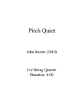 Cover page: Pitch Quiet