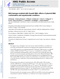 Cover page: DNA damage modeled with Geant4-DNA: effects of plasmid DNA conformation and experimental conditions