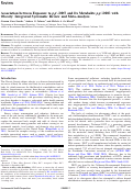 Cover page: Association between Exposure to p,p′-DDT and Its Metabolite p,p′-DDE with Obesity: Integrated Systematic Review and Meta-Analysis